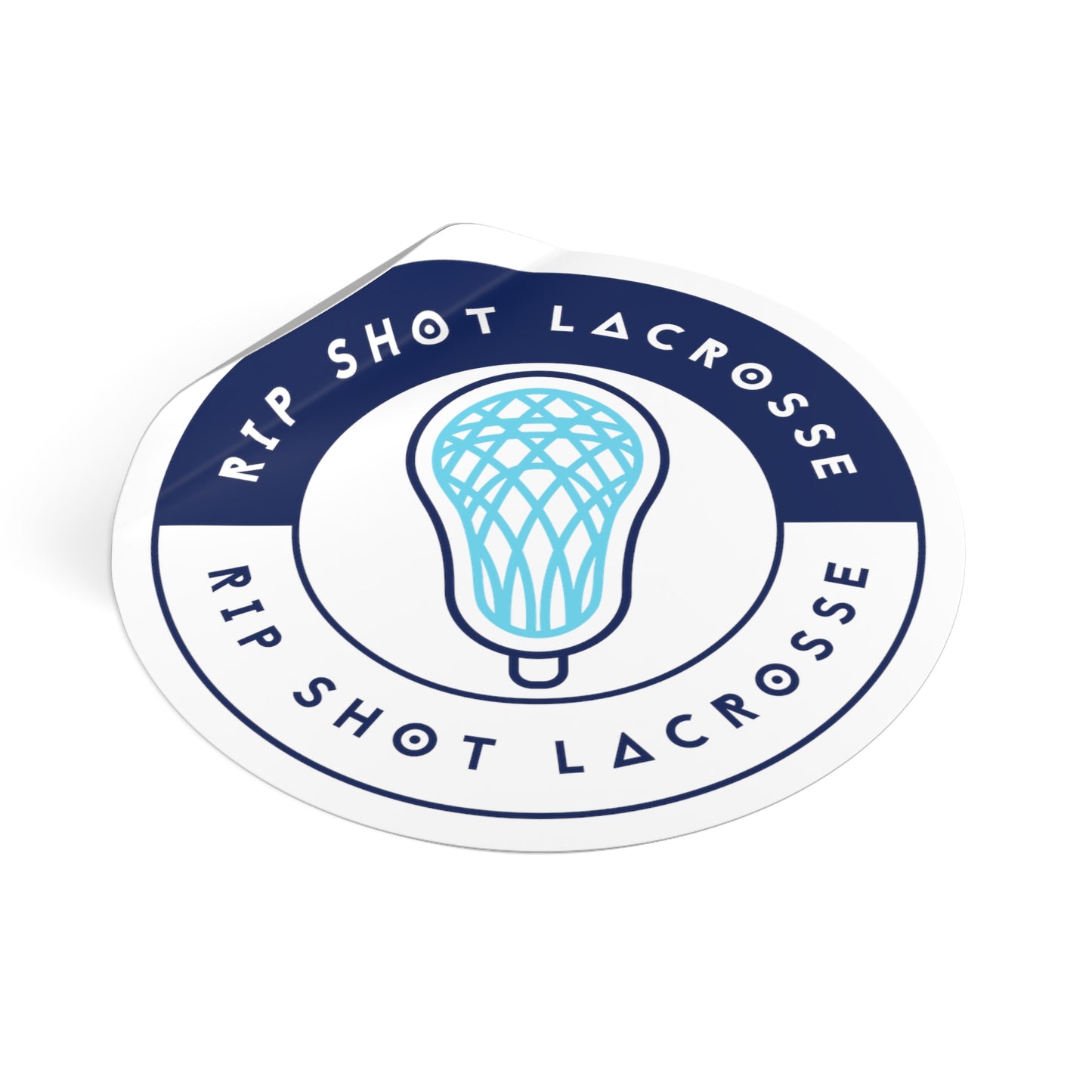 Rip Shot Logo Sticker Round