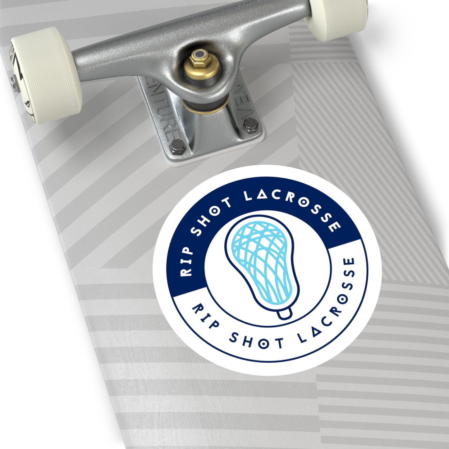Rip Shot Logo Sticker Round