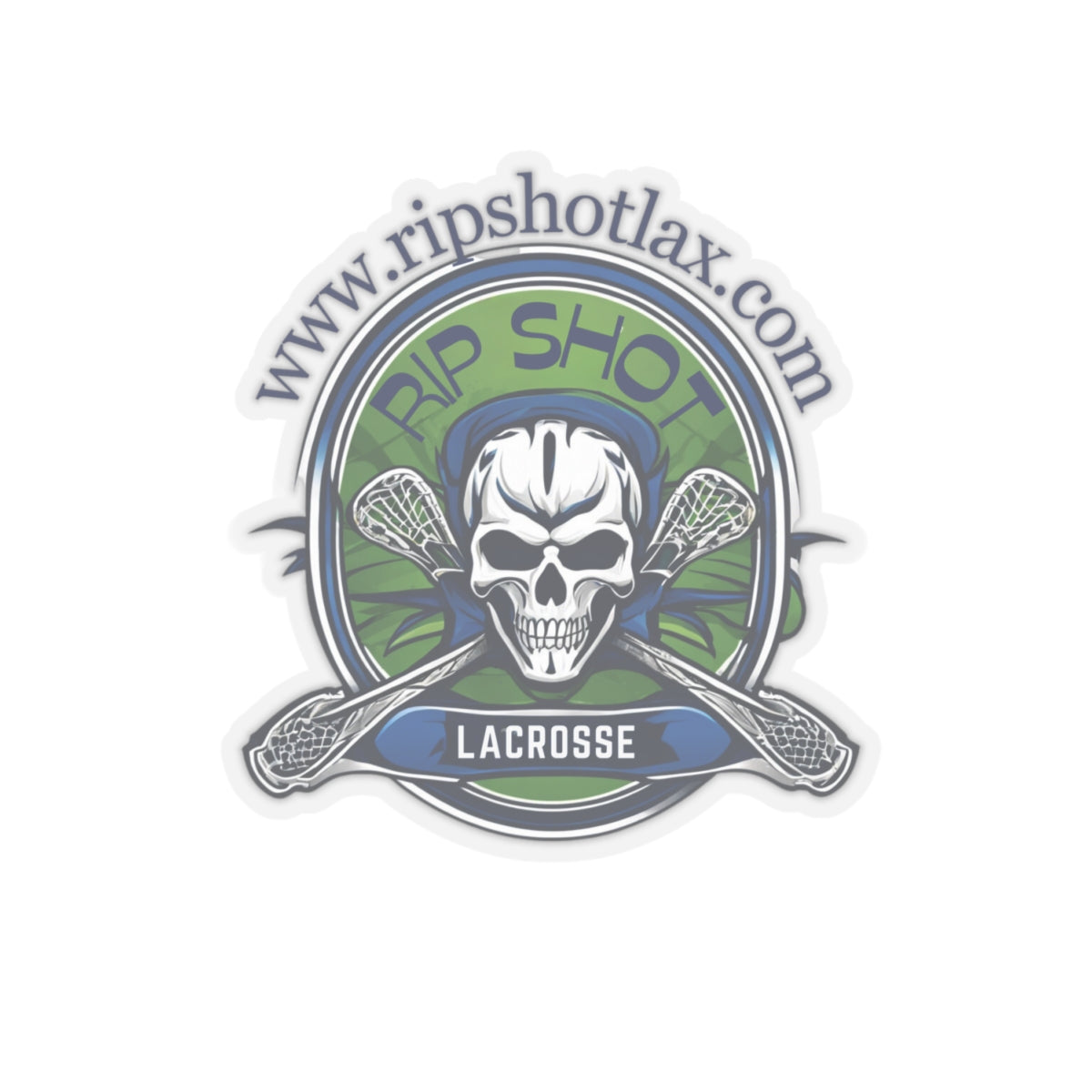 Skull and Bones Sticker - B/G