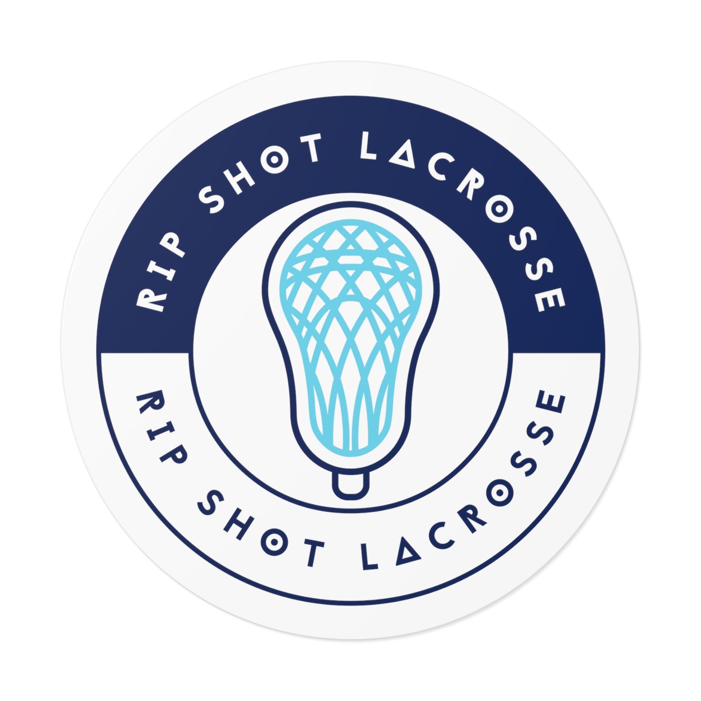 Rip Shot Logo Sticker Round