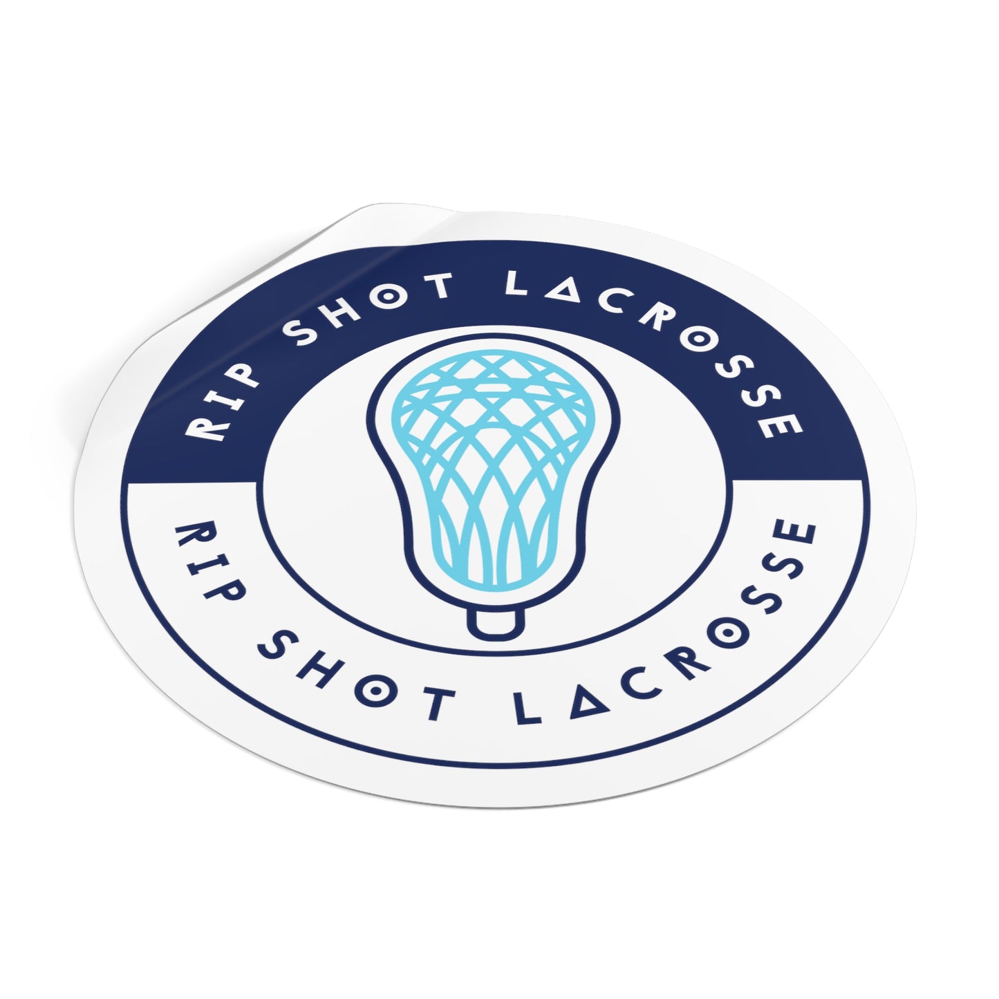 Rip Shot Logo Sticker Round