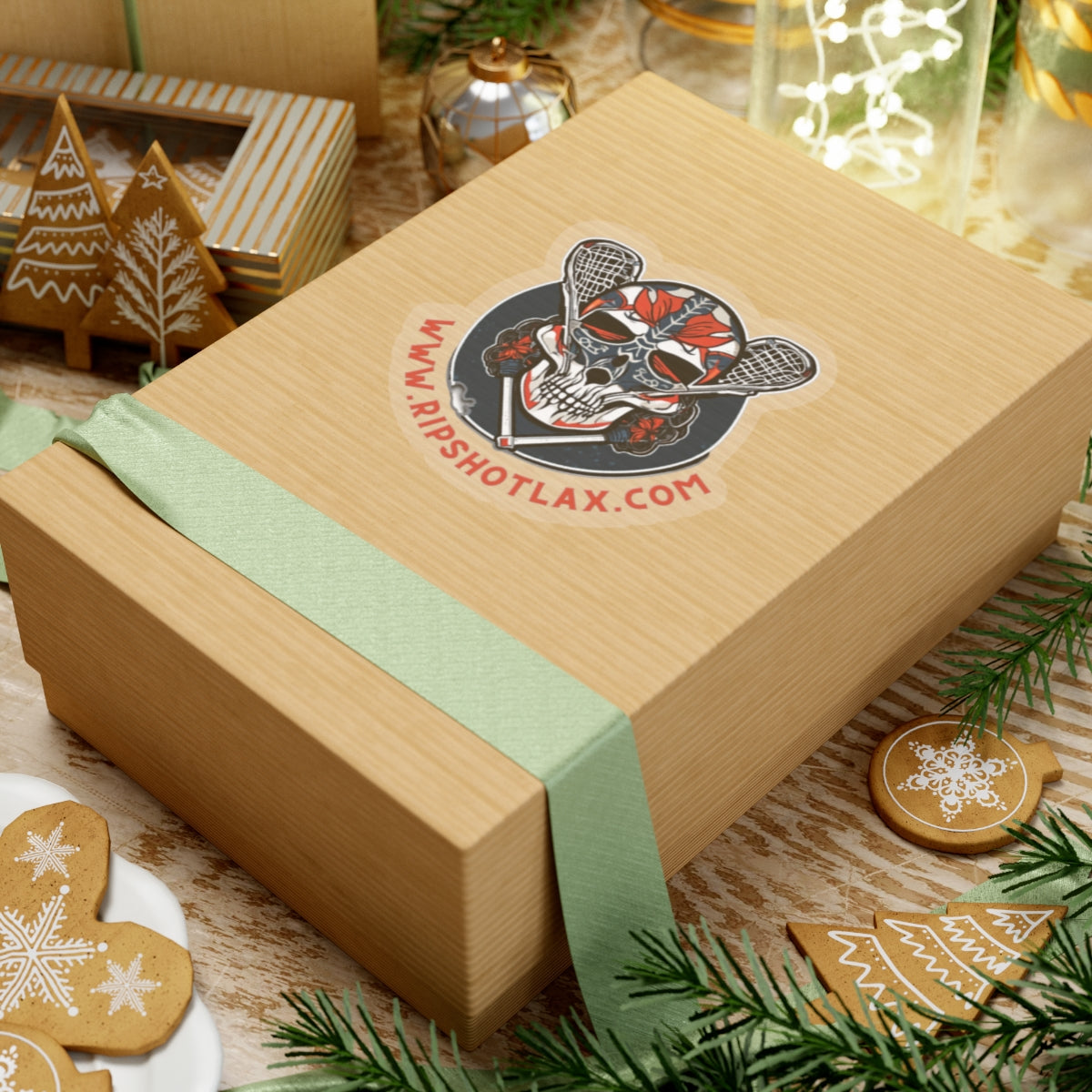 Skull and Bones Sticker - R/B