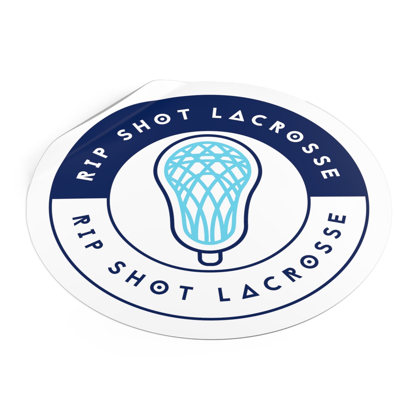 Rip Shot Logo Sticker Round