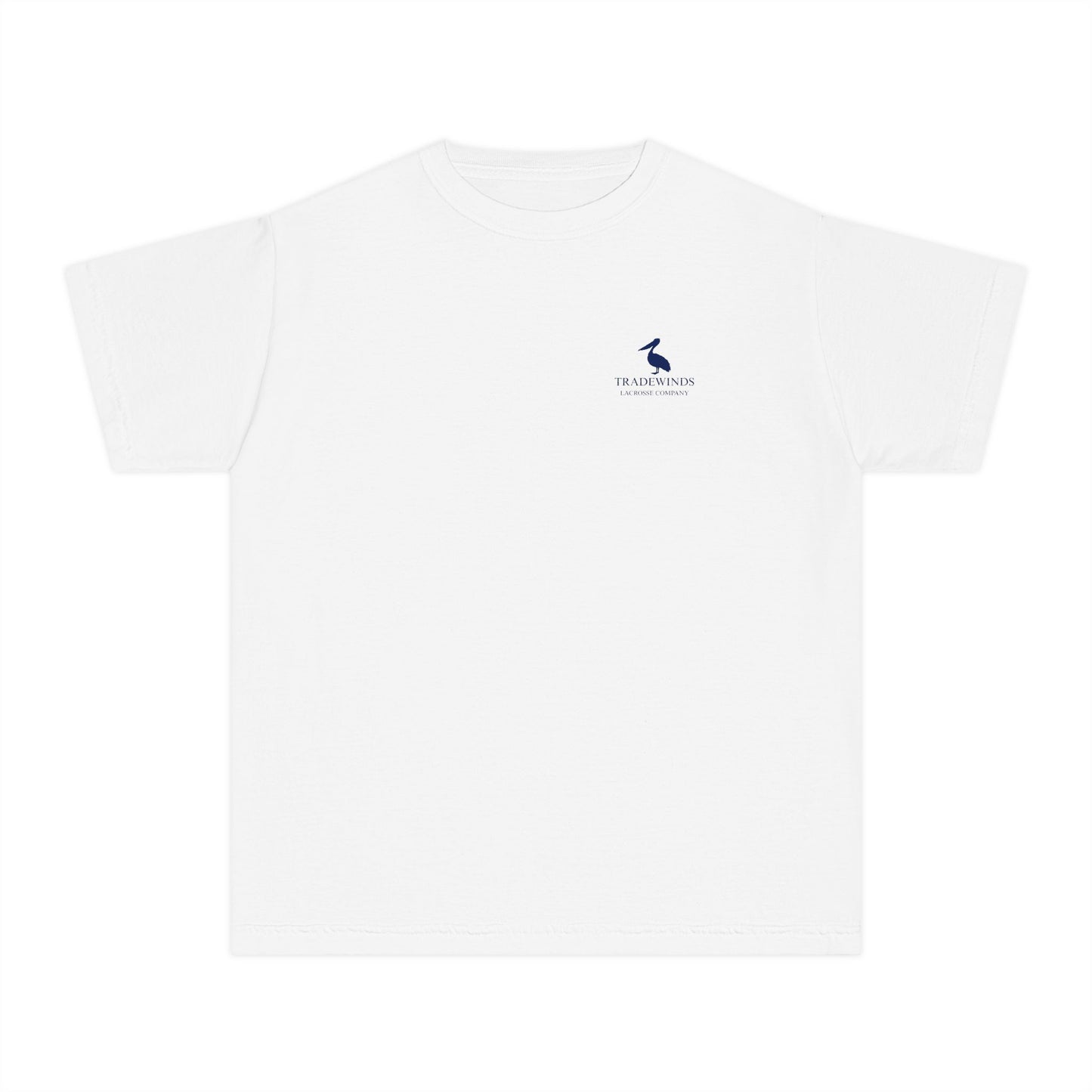 Casual Beach Vibe Logo Tee | TradeWinds Lacrosse Co. Youth Tee