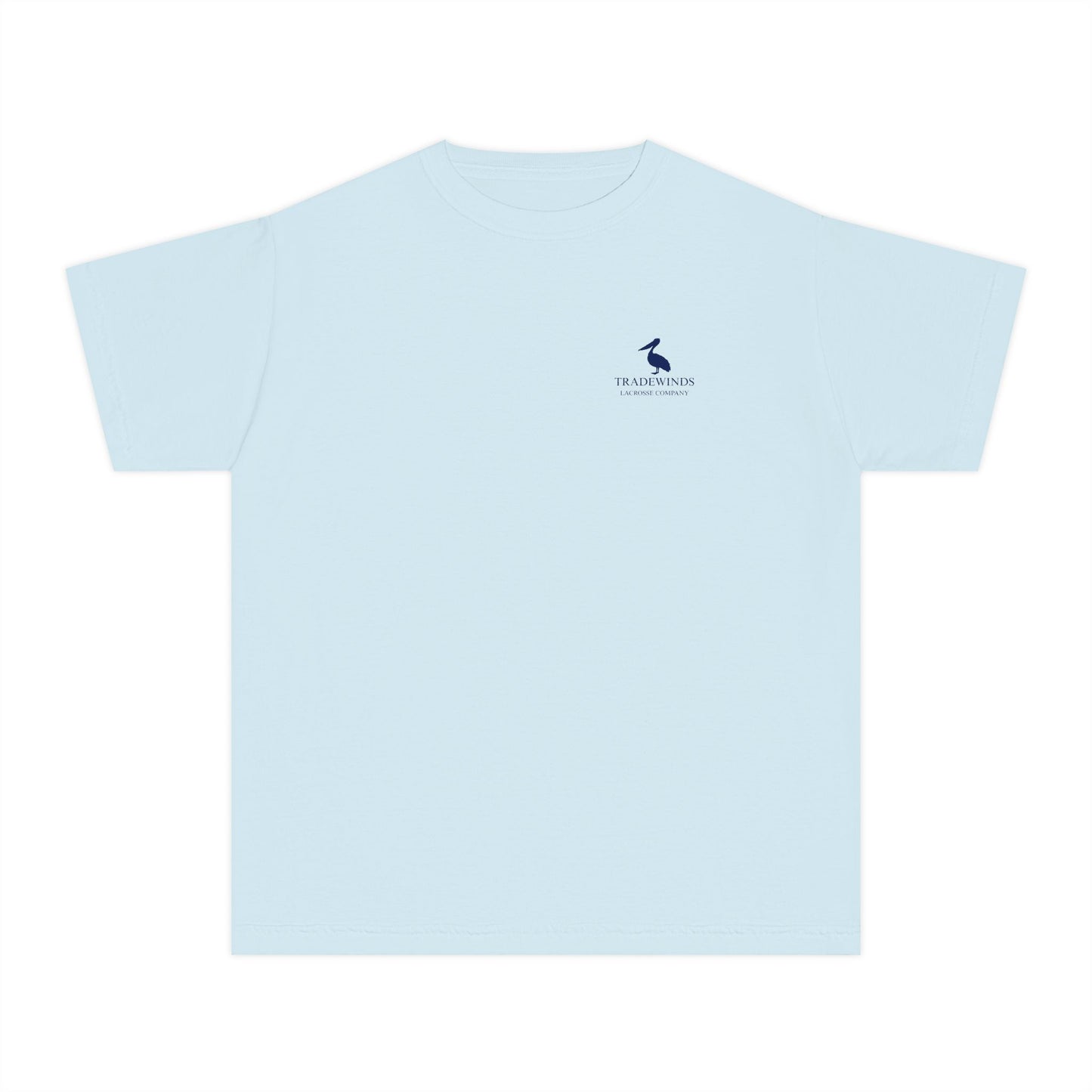 Casual Beach Vibe Logo Tee | TradeWinds Lacrosse Co. Youth Tee