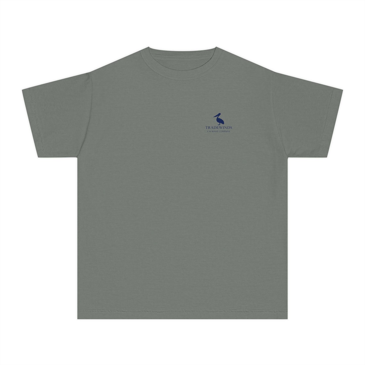 Casual Beach Vibe Logo Tee | TradeWinds Lacrosse Co. Youth Tee